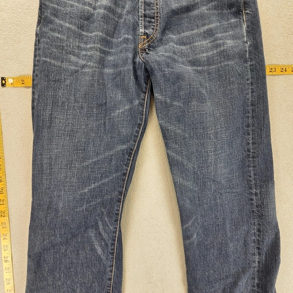 VTG Levis 501 Jeans Mens Blue Medium Wash Straight Regular Button Fly Fits 28x30